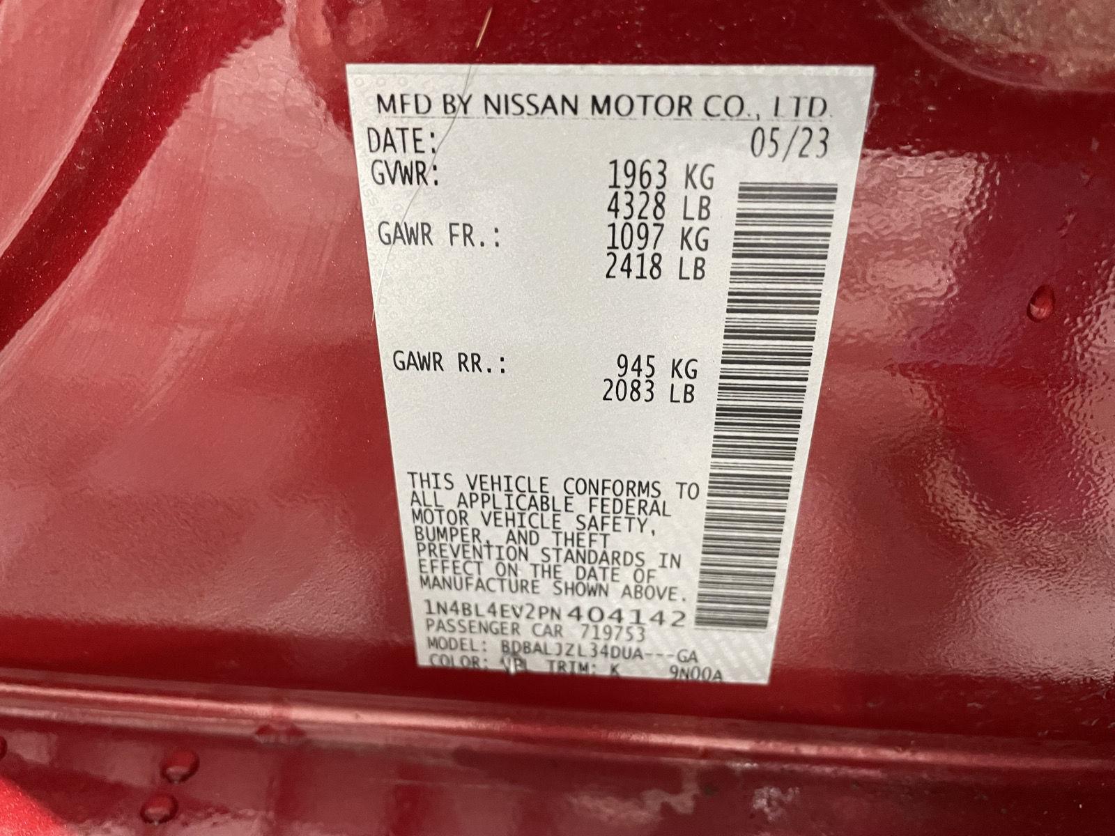 Used 2023 Nissan Altima 2.5 SL Sedan for sale in St Joseph MO