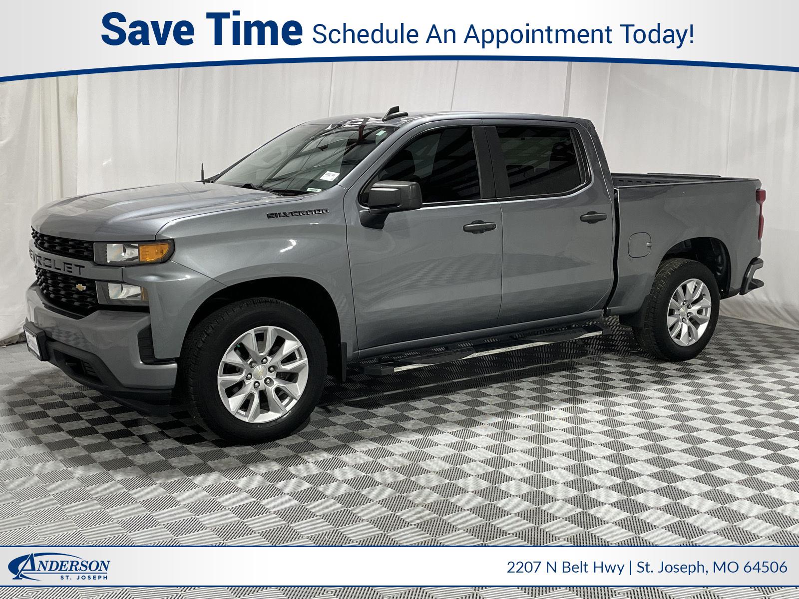 Used 2020 Chevrolet Silverado 1500 Custom Crew Cab Truck for sale in St Joseph MO