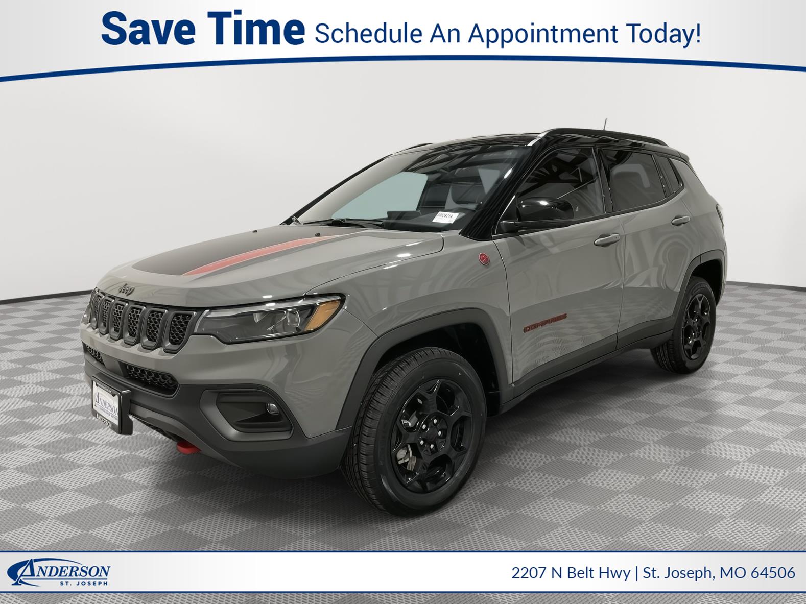Used 2023 Jeep Compass Trailhawk Stock: 3002821A