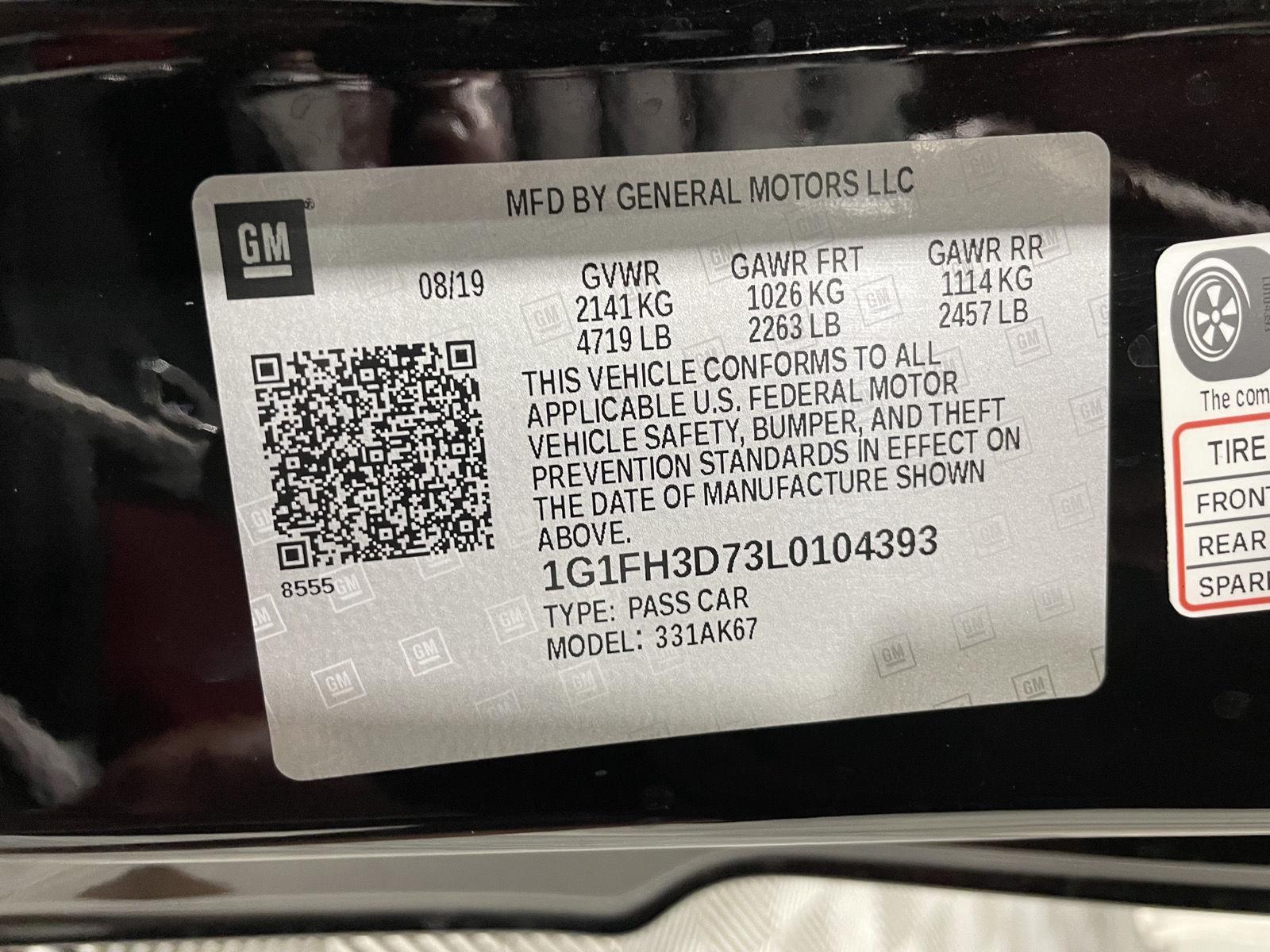 Pre-Owned 2020 Chevrolet Camaro for sale in St. Joseph MO