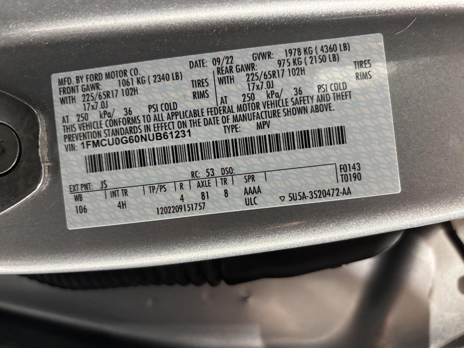 Pre-Owned 2022 Ford Escape for sale in St. Joseph MO