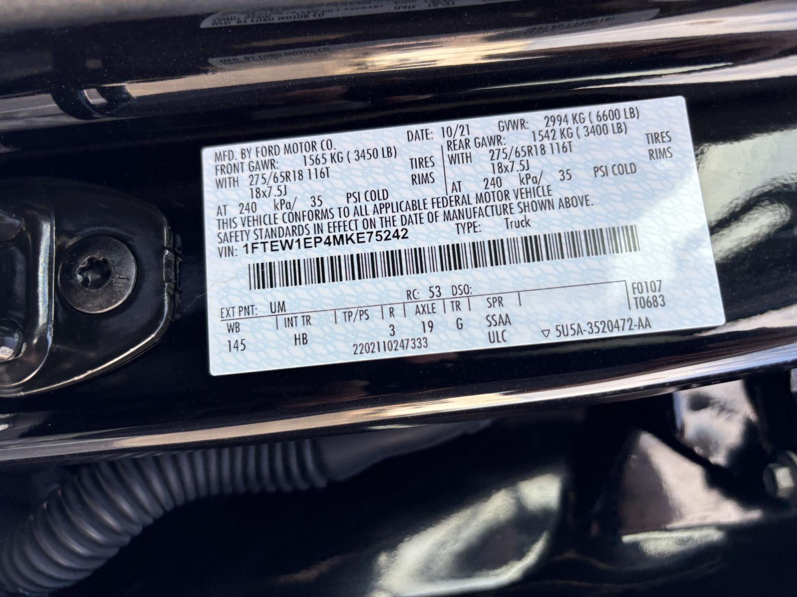 Pre-Owned 2021 Ford F-150 for sale in St. Joseph MO