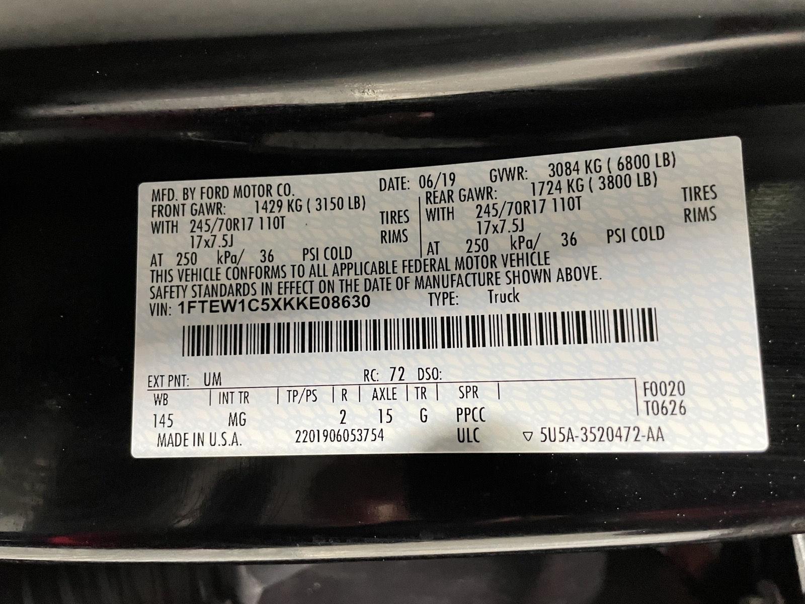 Pre-Owned 2019 Ford F-150 for sale in St. Joseph MO