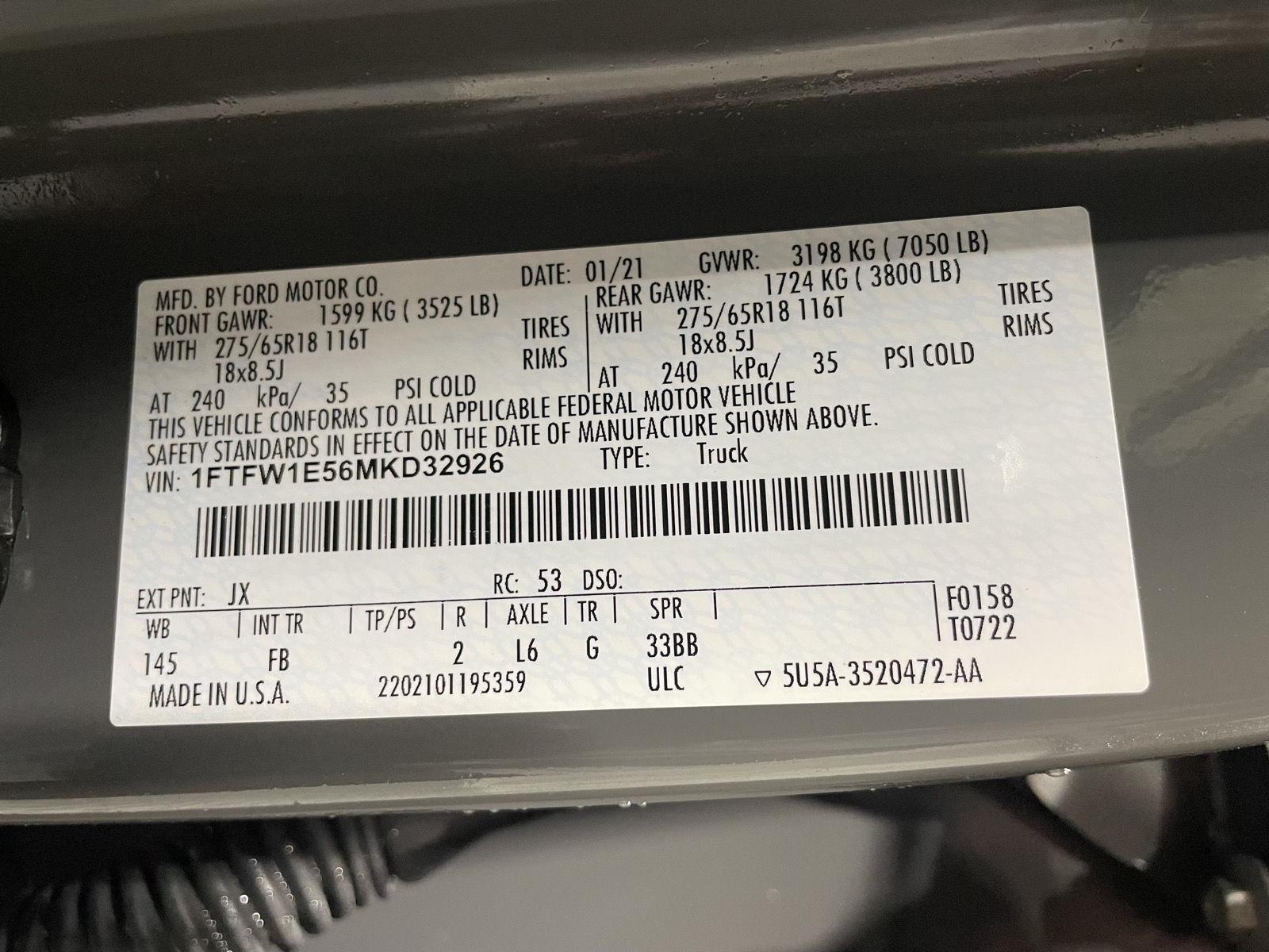 Pre-Owned 2021 Ford F-150 for sale in St. Joseph MO
