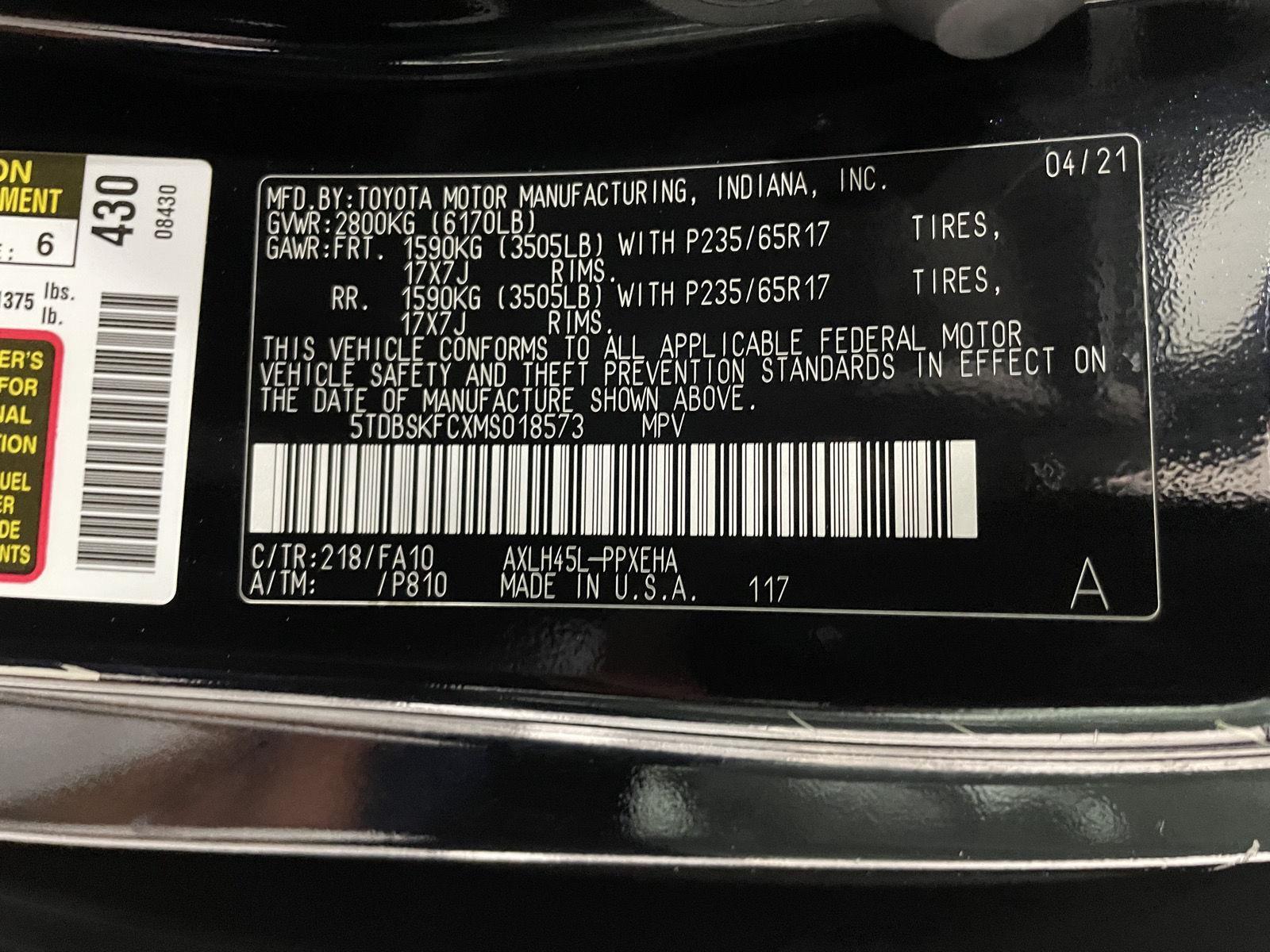 Pre-Owned 2021 Toyota Sienna for sale in St. Joseph MO