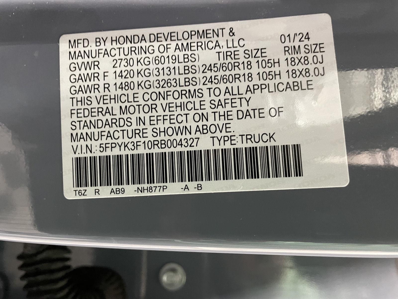 Used 2024 Honda Ridgeline for sale in St. Joseph MO