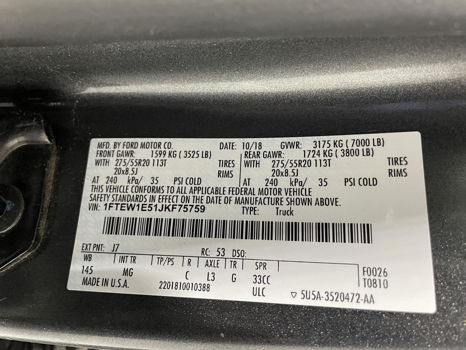 Pre-Owned 2018 Ford F-150 for sale in St. Joseph MO