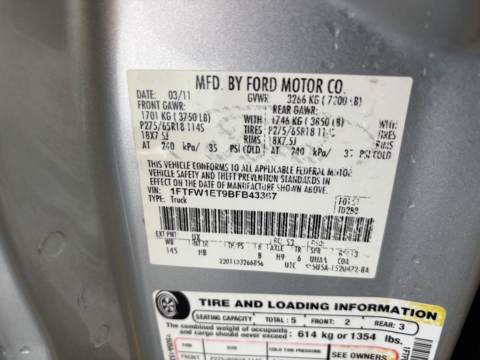 Used 2011 Ford F-150 for sale in St. Joseph MO