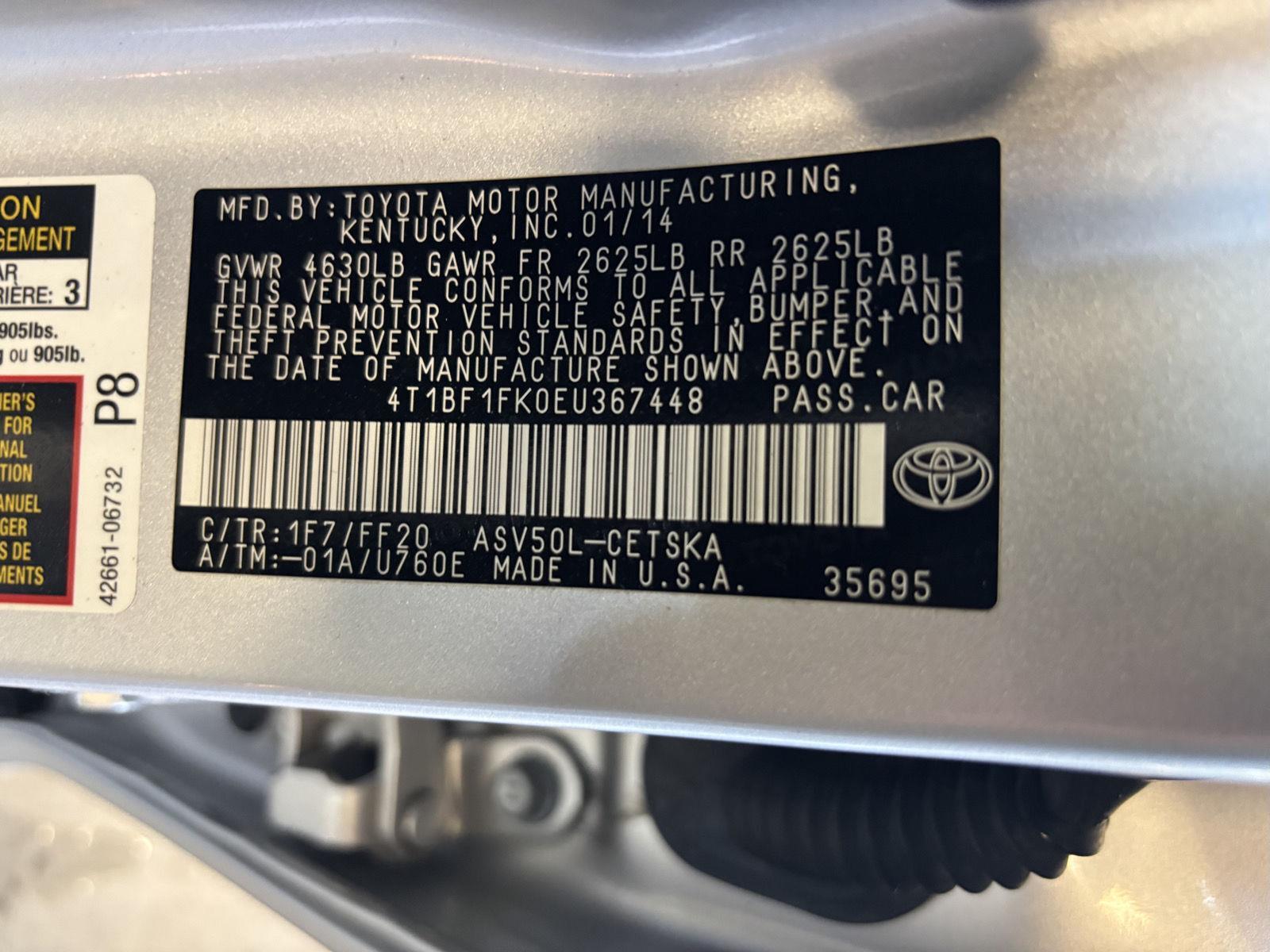 Used 2014 Toyota Camry SE Sport Sedan for sale in St. Joseph MO