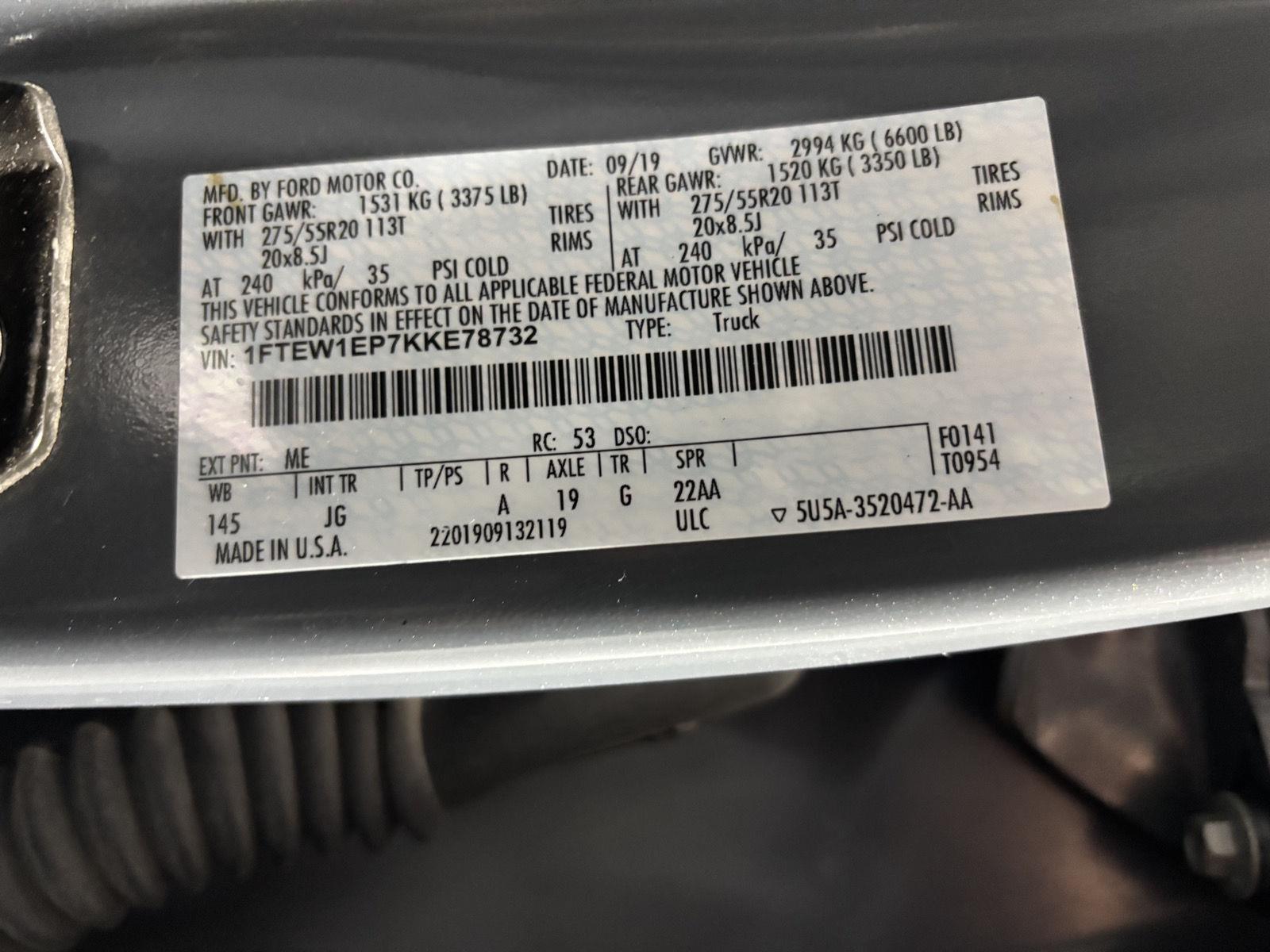 Pre-Owned 2019 Ford F-150 for sale in St. Joseph MO