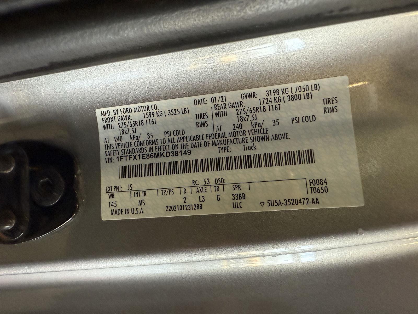 Pre-Owned 2021 Ford F-150 for sale in St. Joseph MO