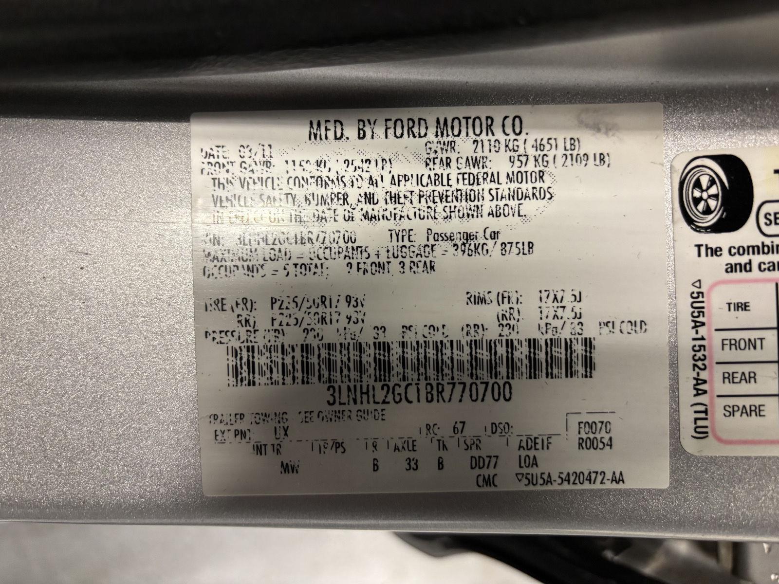 Used 2011 Lincoln MKZ FWD Sedan for sale in St. Joseph MO