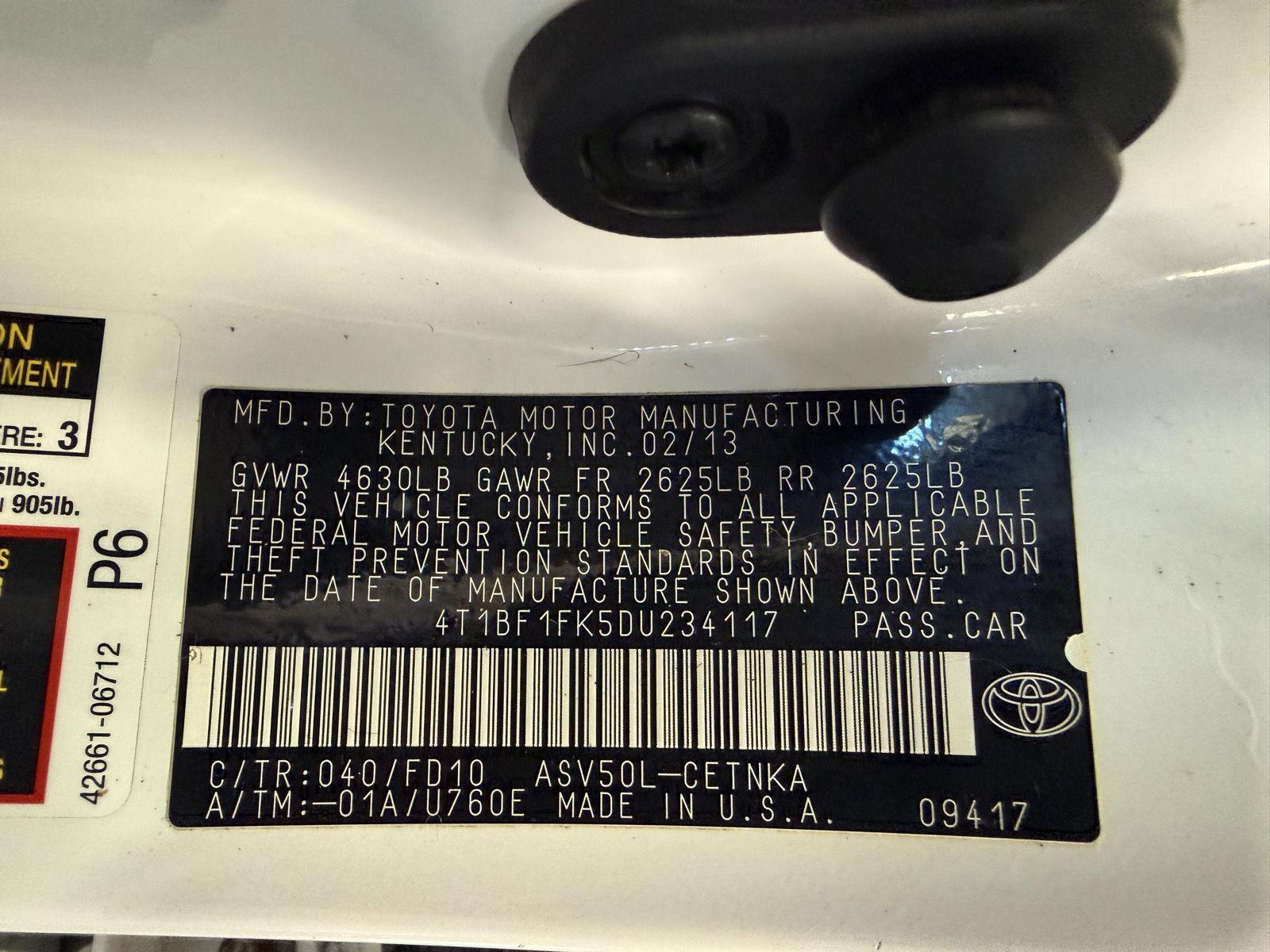 Pre-Owned 2013 Toyota Camry for sale in St. Joseph MO