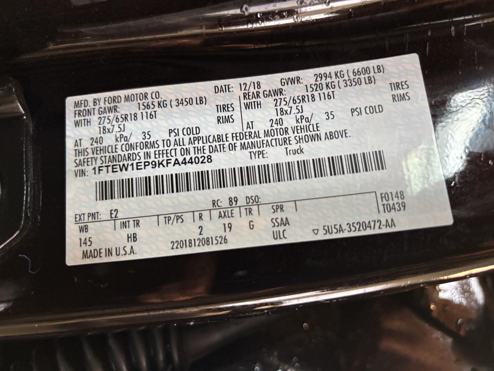 Used 2019 Ford F-150 for sale in St. Joseph MO