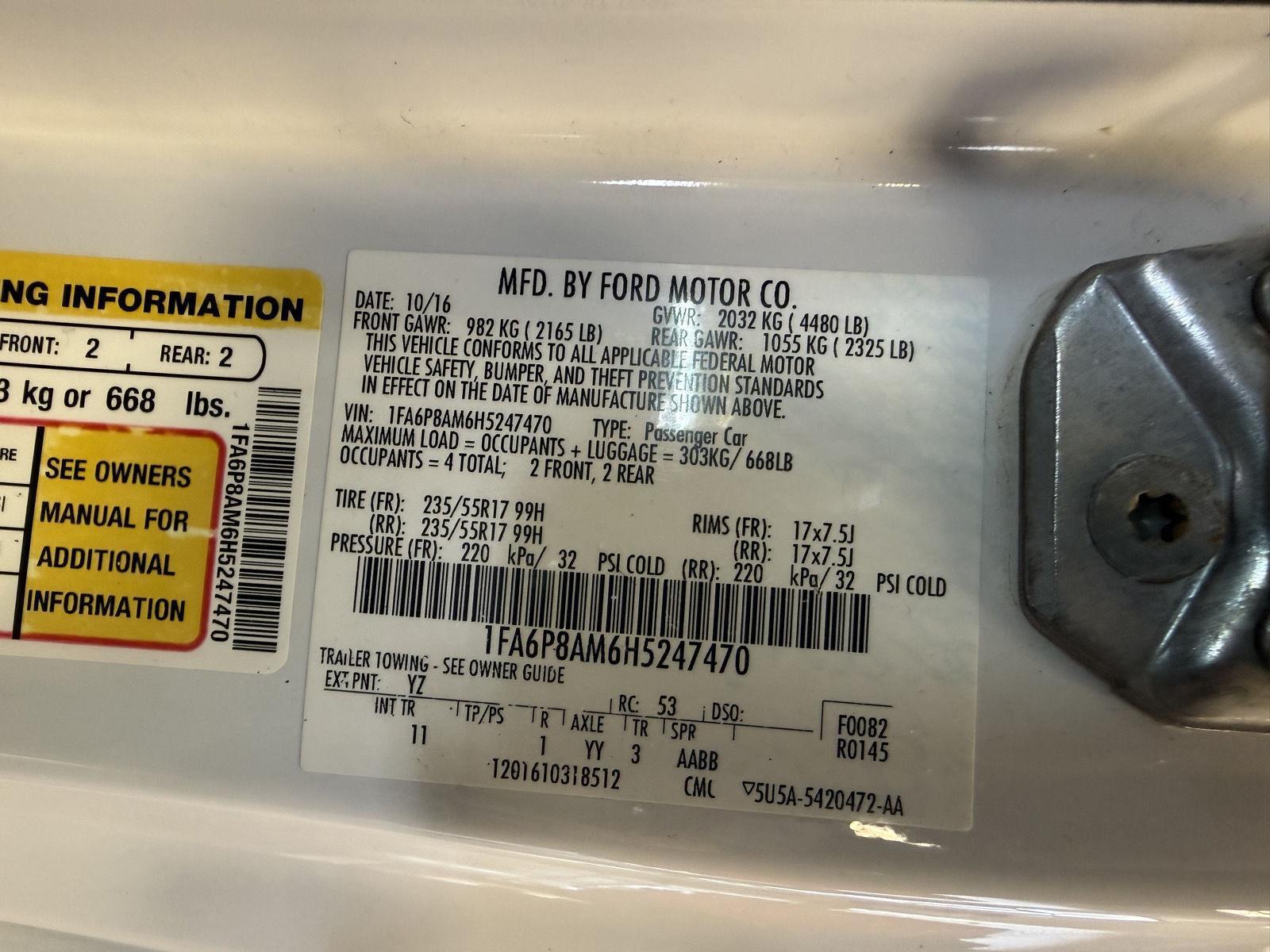 Pre-Owned 2017 Ford Mustang for sale in St. Joseph MO