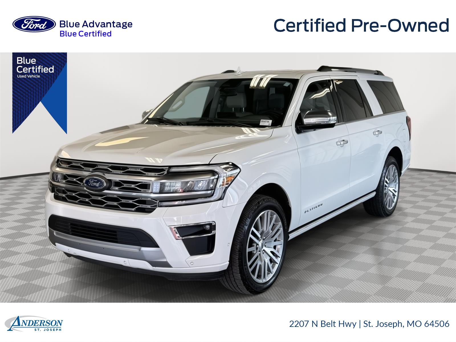 Star White Metallic Tri-Coat 2024 Ford Expedition SUV / Crossover Four-Wheel Drive Automatic