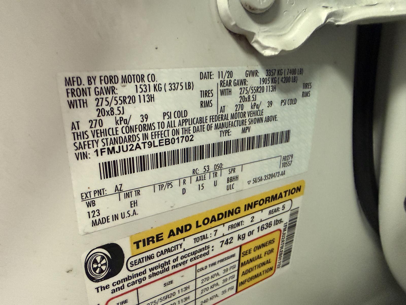 Pre-Owned 2020 Ford Expedition for sale in St. Joseph MO