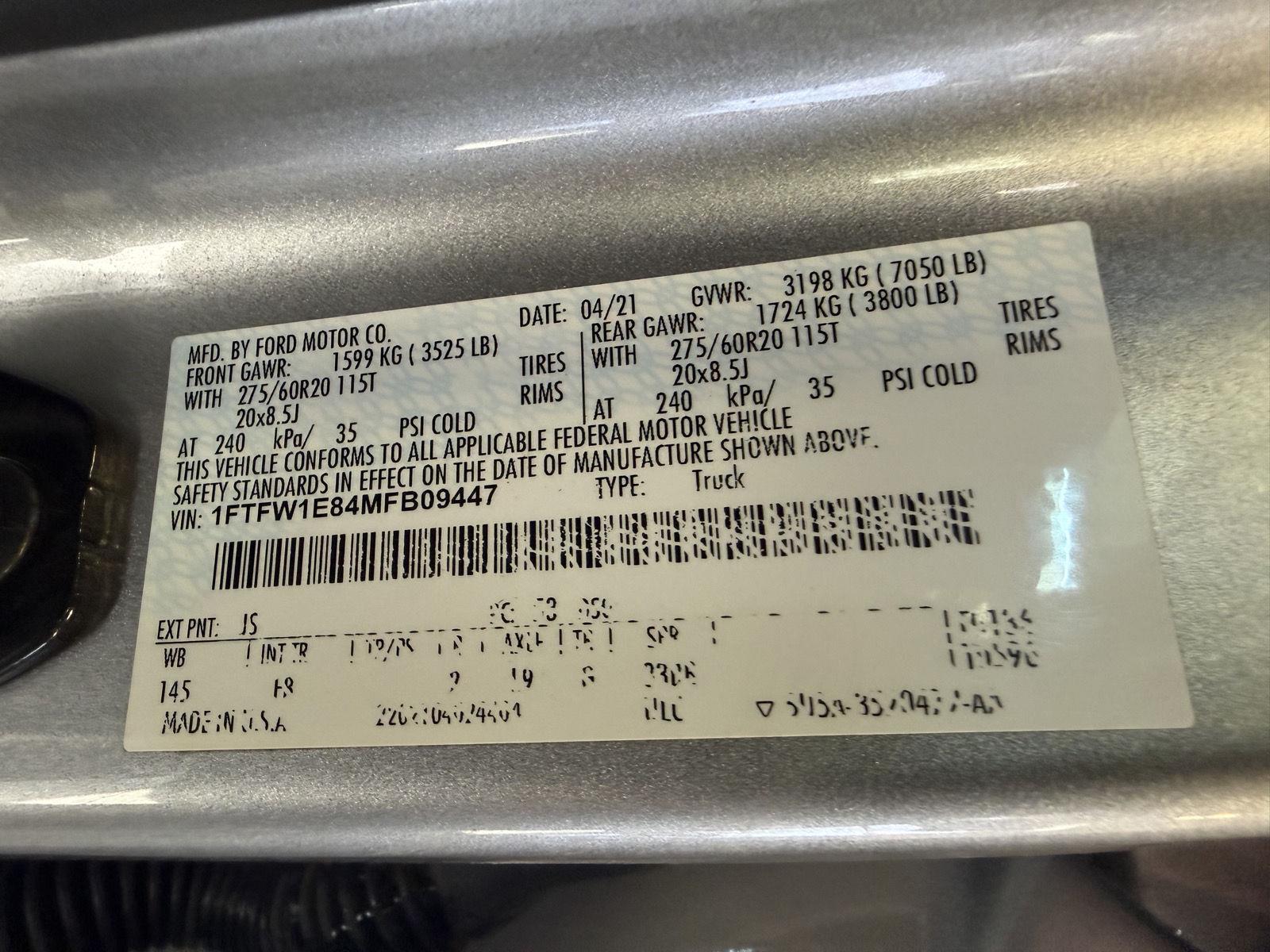 Pre-Owned 2021 Ford F-150 for sale in St. Joseph MO