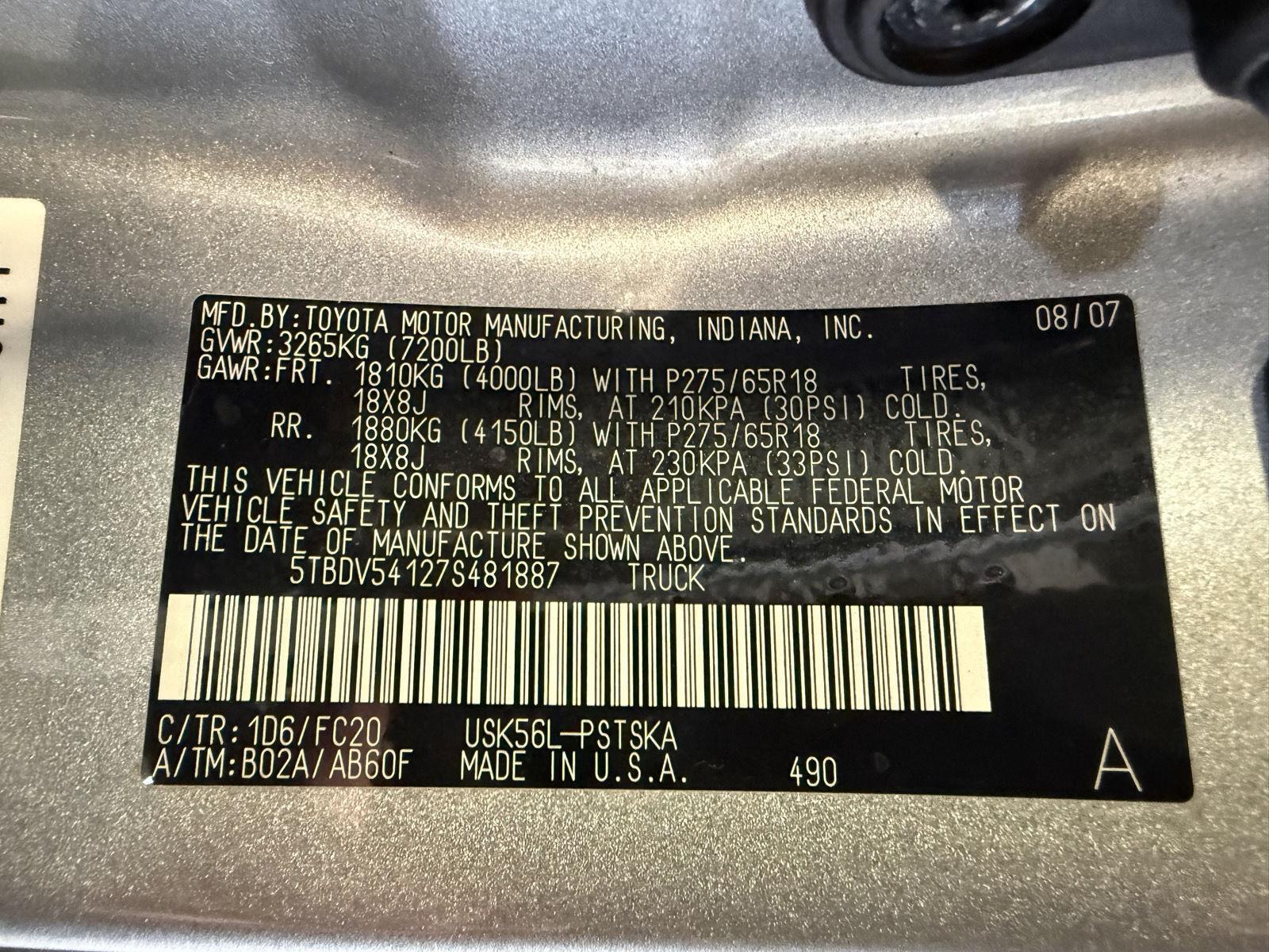 Used 2007 Toyota Tundra for sale in St. Joseph MO