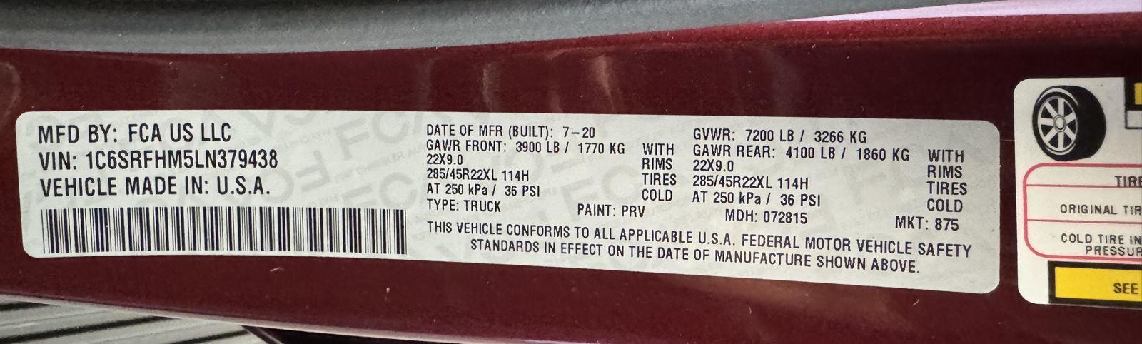 Used 2020 Ram 1500 for sale in St. Joseph MO