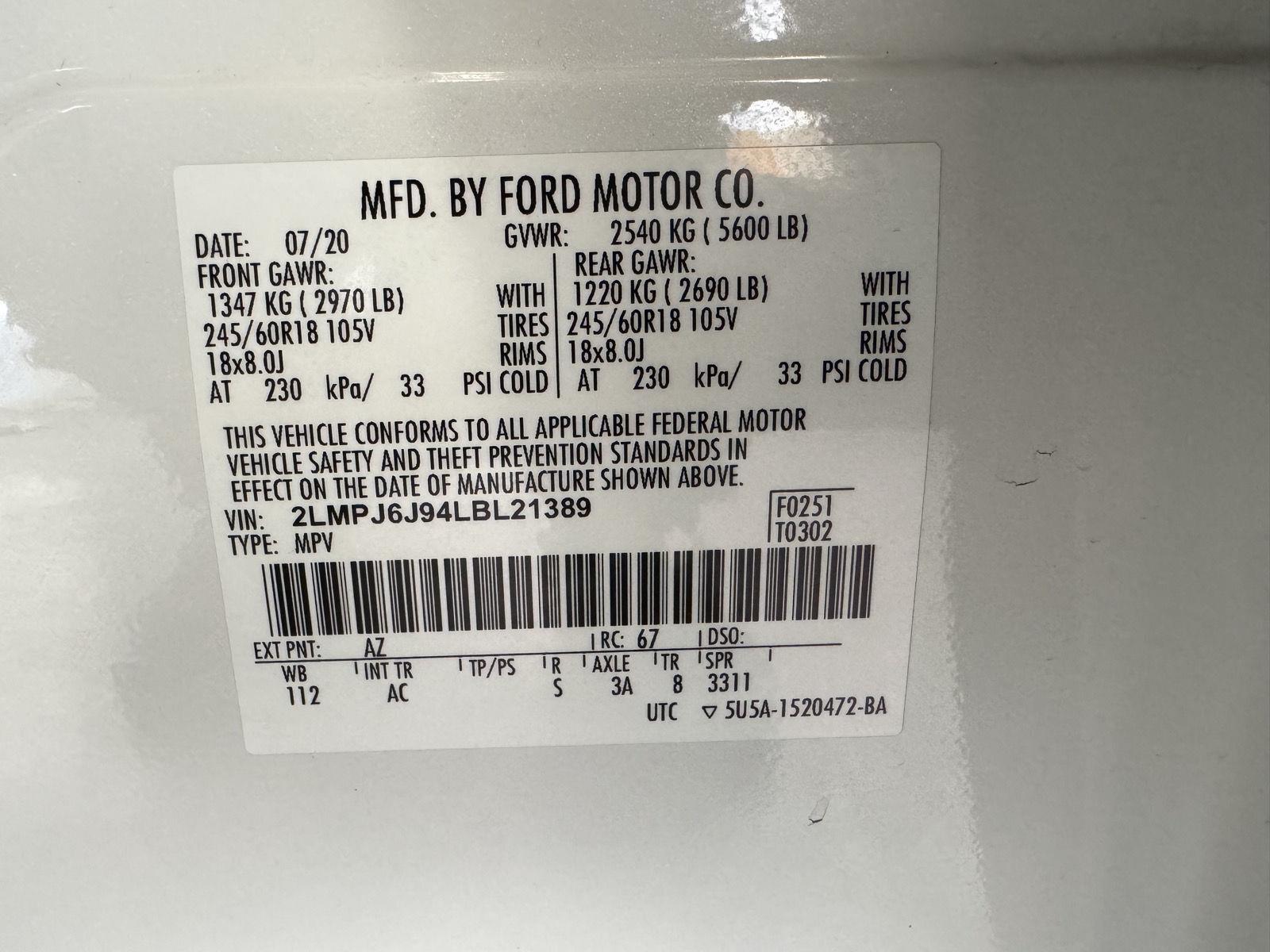 Pre-Owned 2020 Lincoln Nautilus for sale in St. Joseph MO