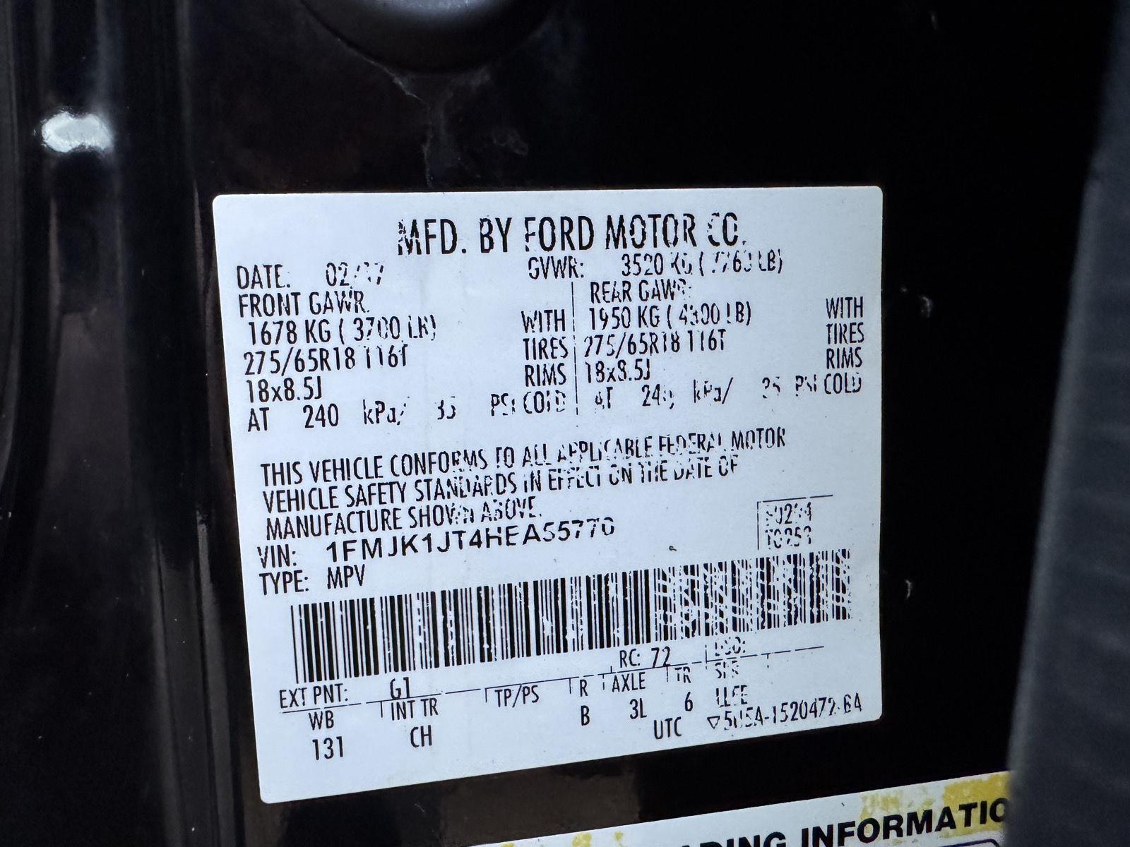 Pre-Owned 2017 Ford Expedition EL for sale in St. Joseph MO