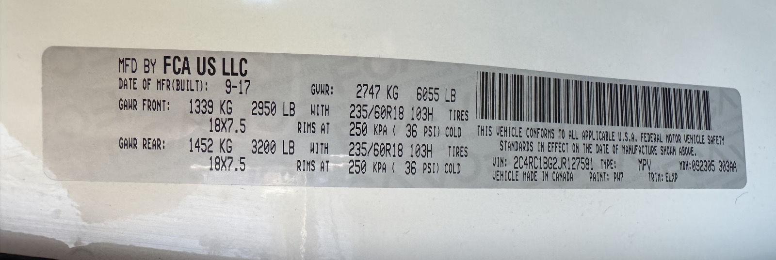 Used 2018 Chrysler Pacifica for sale in St. Joseph MO