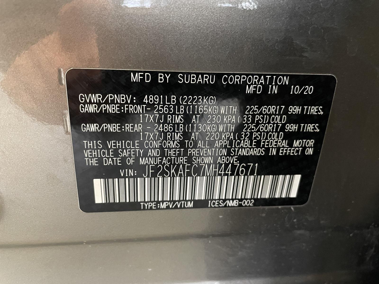 Pre-Owned 2021 Subaru Forester for sale in St. Joseph MO