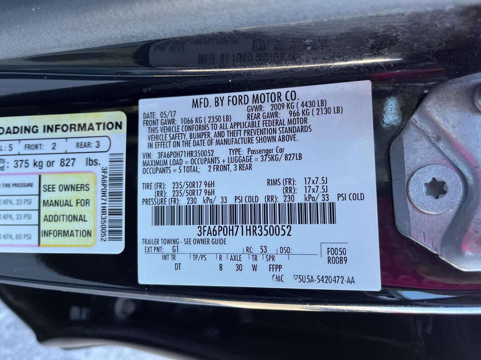 Used 2017 Ford Fusion for sale in St. Joseph MO