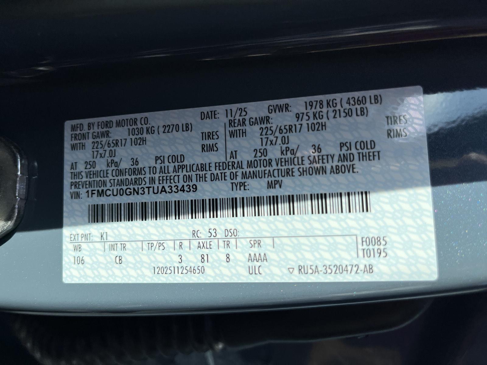 New 2026 Ford Escape for sale in St. Joseph MO