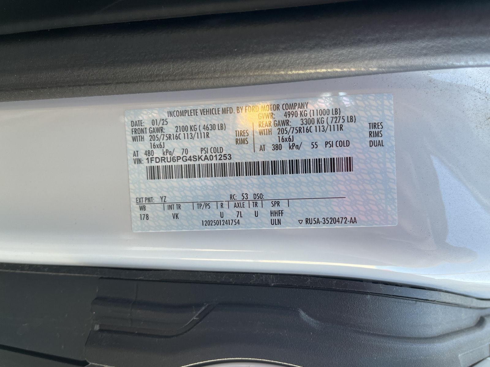 New 2025 Ford Transit Cutaway for sale in St. Joseph MO