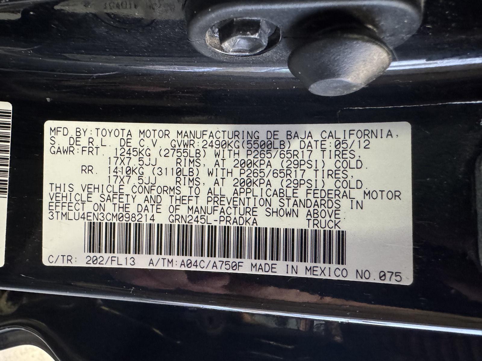 Used 2012 Toyota Tacoma for sale in St. Joseph MO