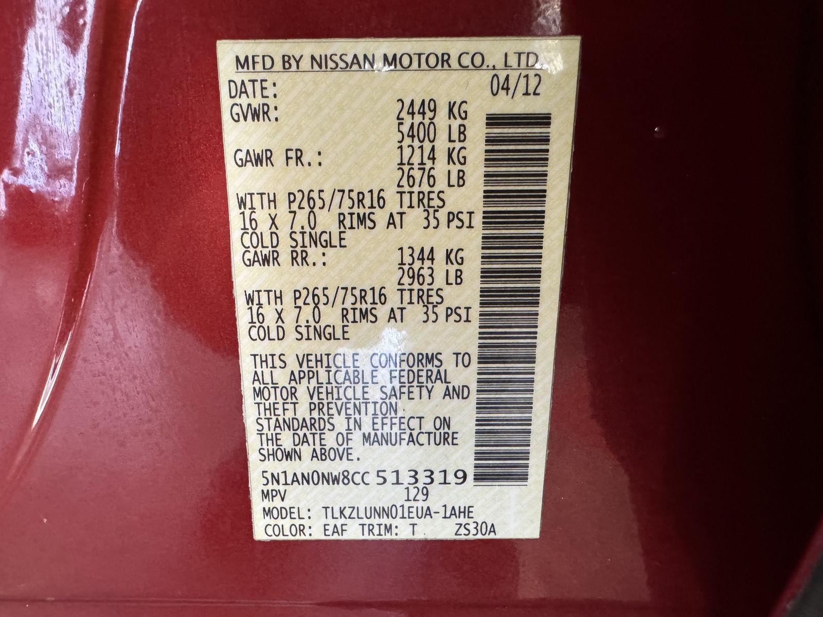 Pre-Owned 2012 Nissan Xterra for sale in St. Joseph MO