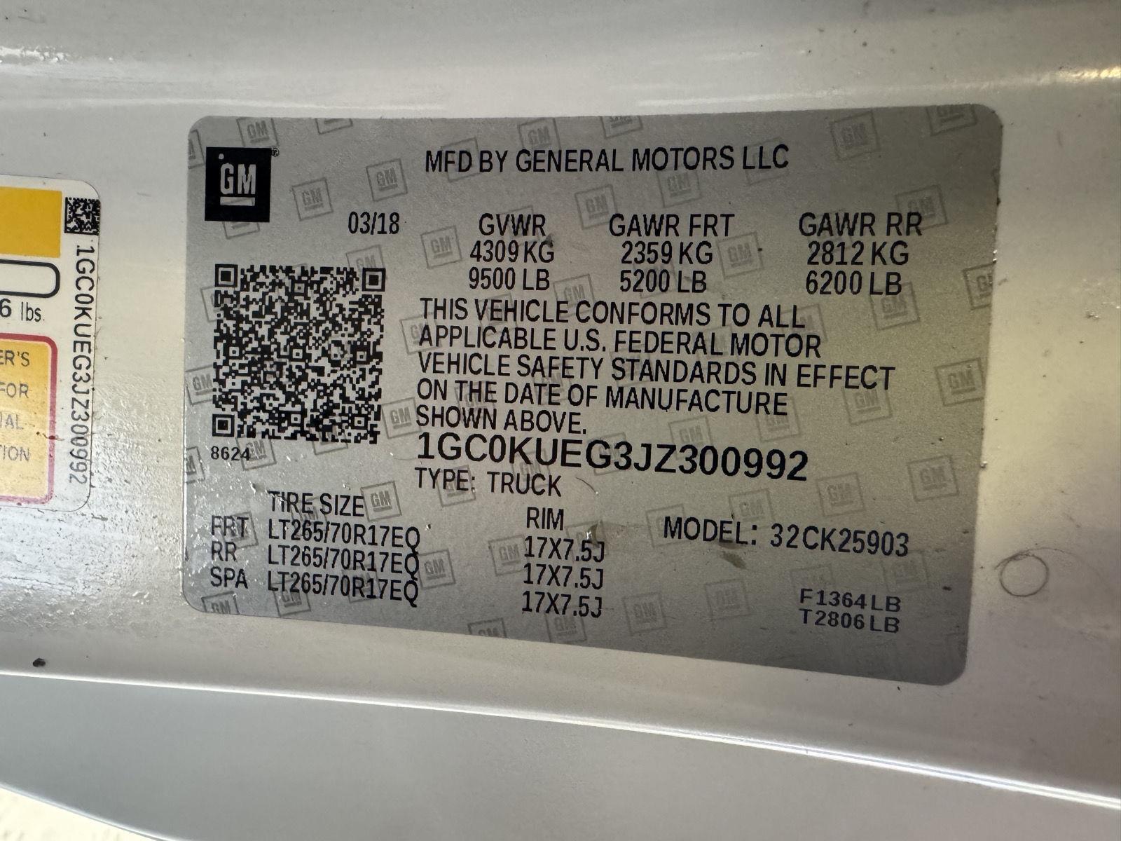 Used 2018 Chevrolet Silverado 2500HD for sale in St. Joseph MO