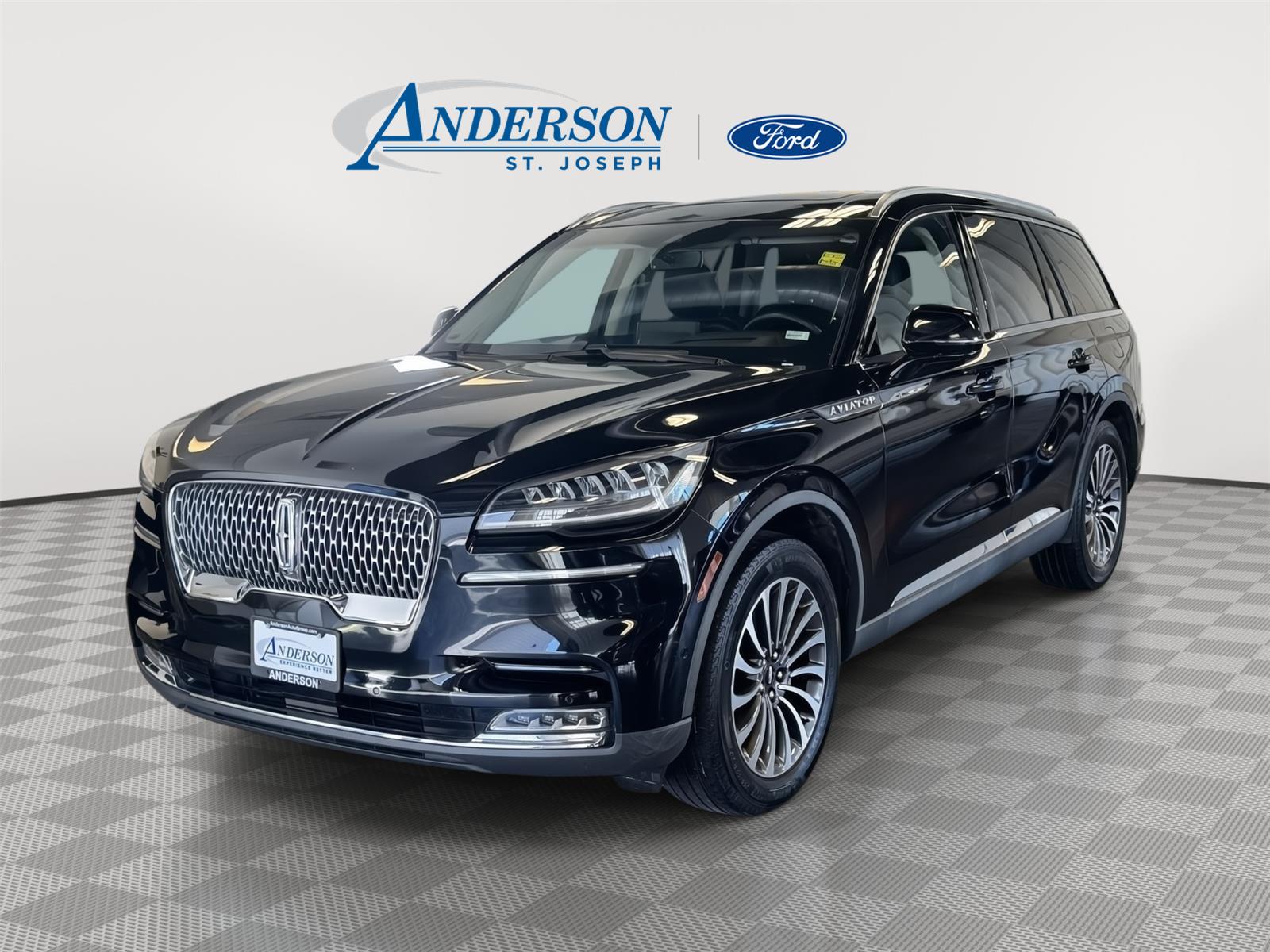 Infinite Black Metallic 2020 Lincoln Aviator Reserve AWD SUV / Crossover All-Wheel Drive Automatic