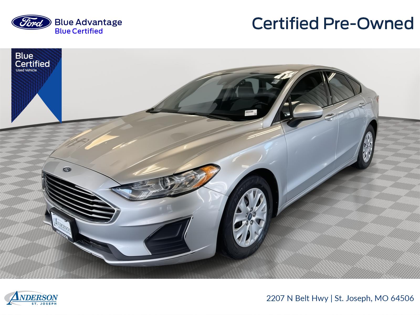 Ingot Silver 2019 Ford Fusion S Sedan Front-Wheel Drive 6-Speed Automatic