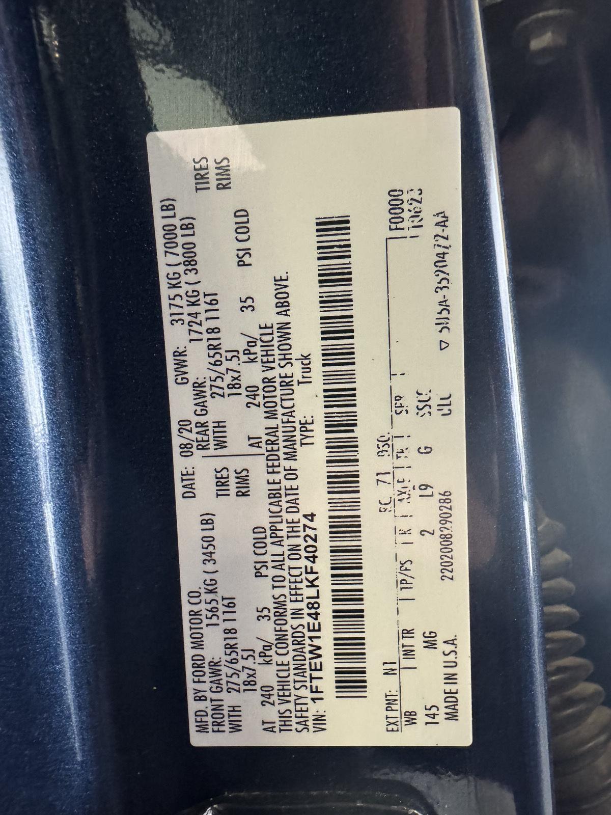 Used 2020 Ford F-150 for sale in St. Joseph MO