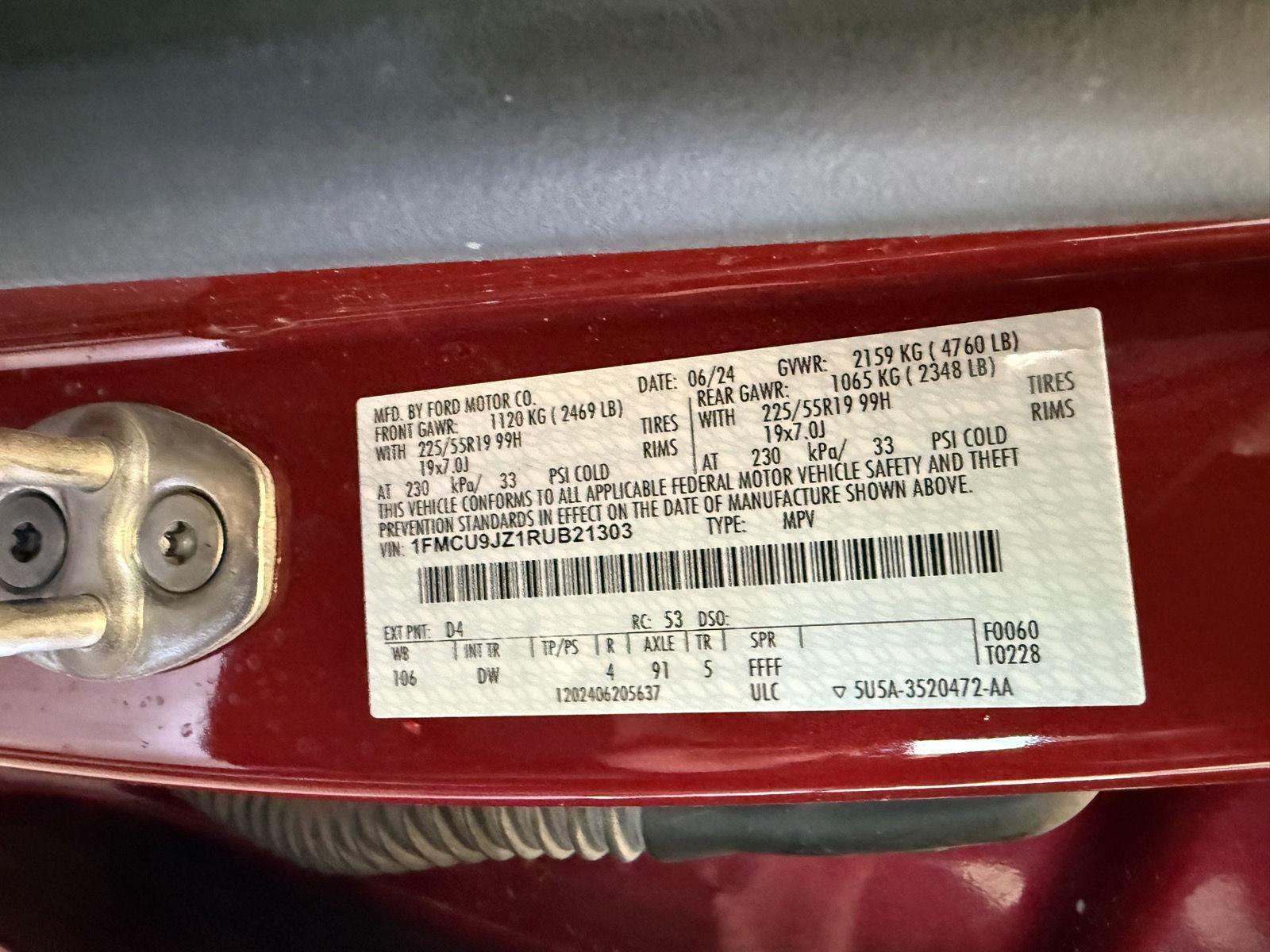 Pre-Owned 2024 Ford Escape for sale in St. Joseph MO