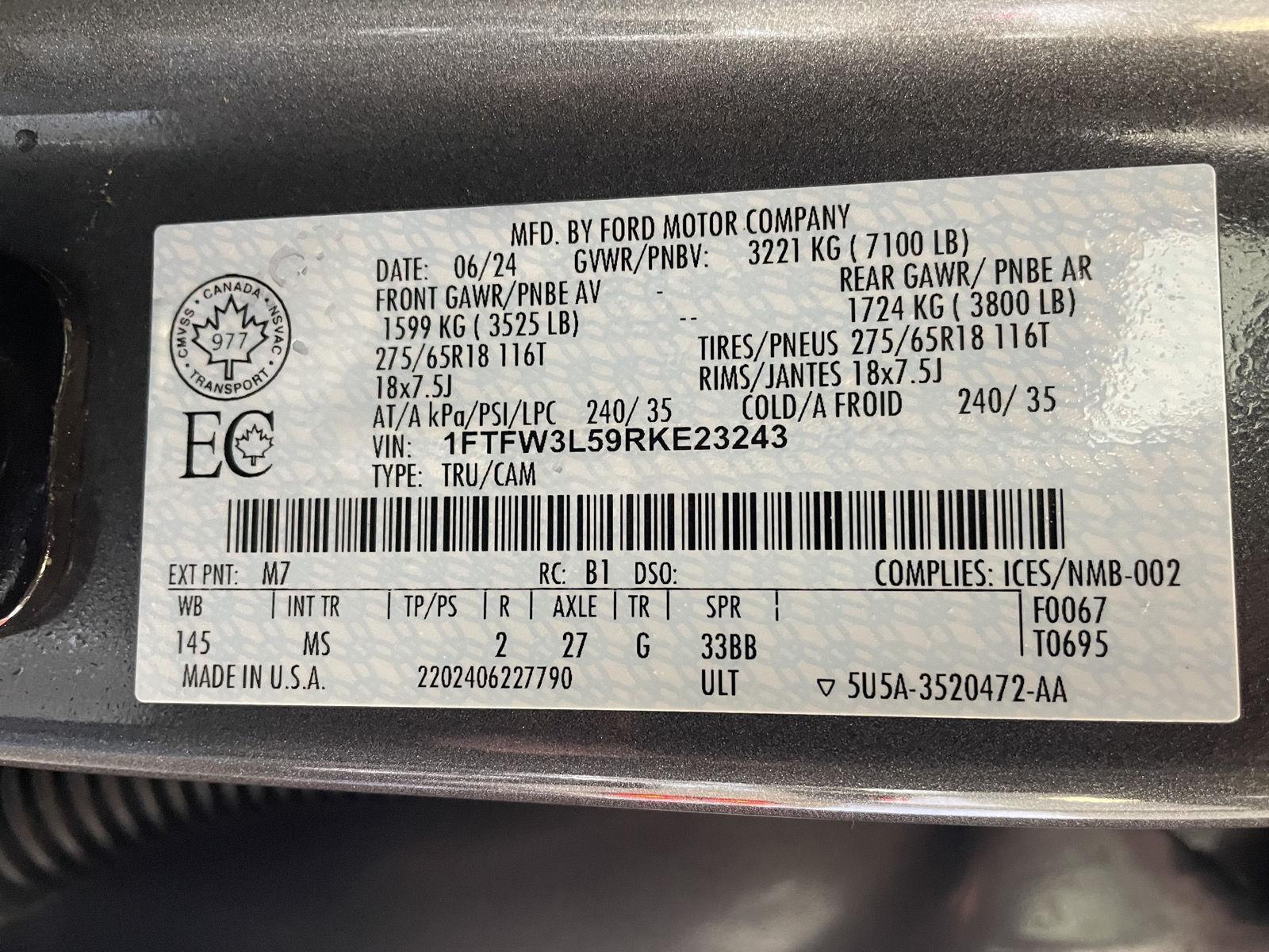 Pre-Owned 2024 Ford F-150 for sale in St. Joseph MO