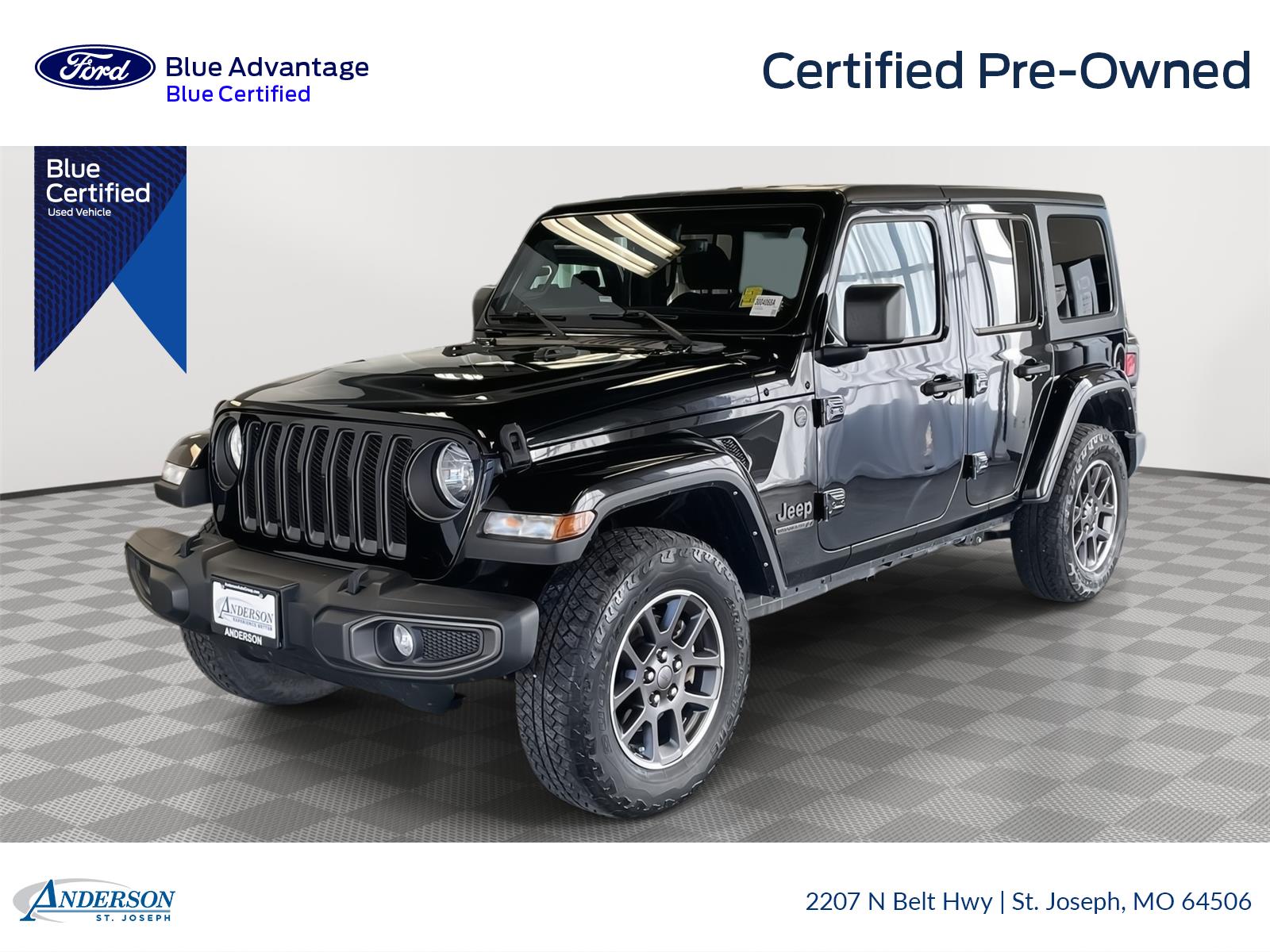 Black Clearcoat 2021 Jeep Wrangler SUV / Crossover 8-Speed Automatic
