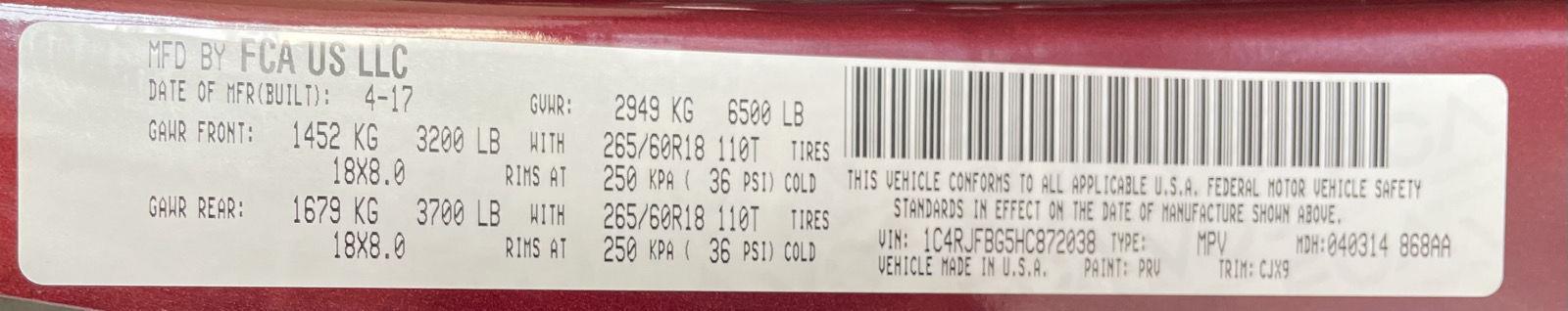 Used 2017 Jeep Grand Cherokee for sale in St. Joseph MO