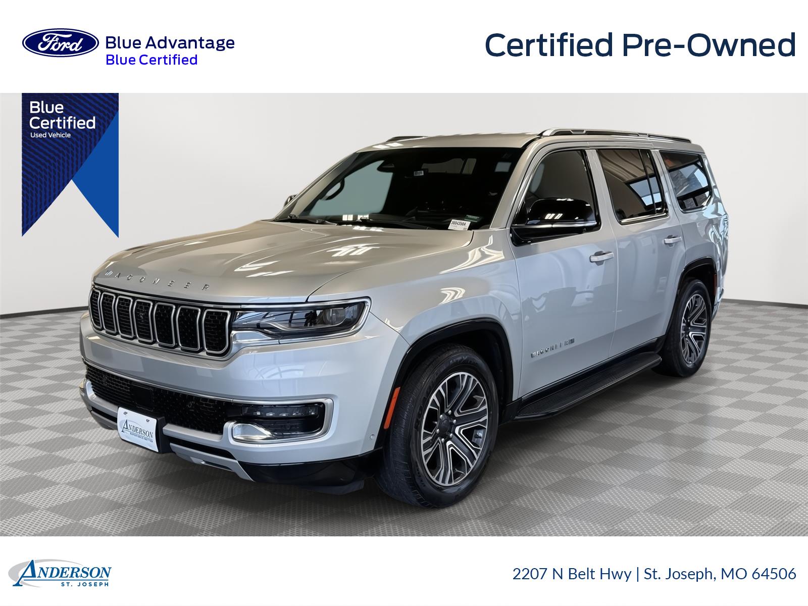 Silver Zynith 2024 Jeep Wagoneer Series II 4WD SUV / Crossover Four-Wheel Drive 8-Speed Automatic