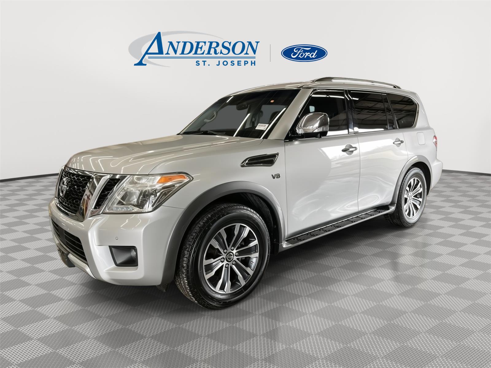 Brilliant Silver 2017 Nissan Armada SL 4WD SUV / Crossover Four-Wheel Drive Automatic