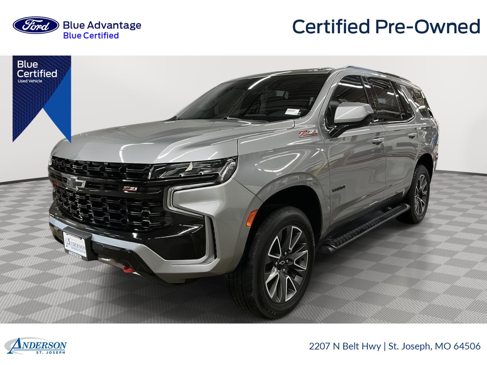Sterling Gray Metallic 2023 Chevrolet Tahoe SUV / Crossover Four-Wheel Drive Automatic