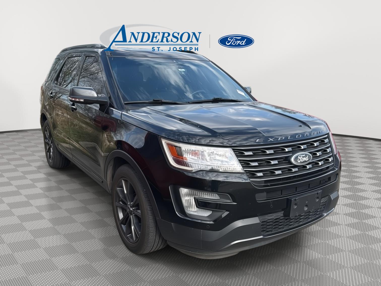 Shadow Black 2017 Ford Explorer XLT SUV / Crossover Front-Wheel Drive 6-Speed Automatic