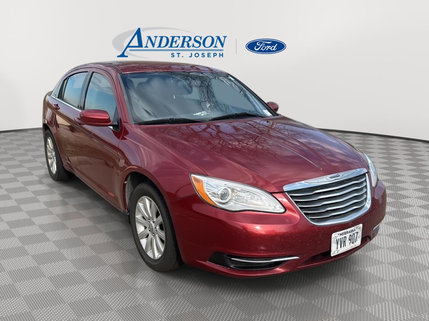 Deep Cherry Red Crystal Pearl 2013 Chrysler 200 Touring Sedan FWD Sedan Front-Wheel Drive 6-Speed Automatic