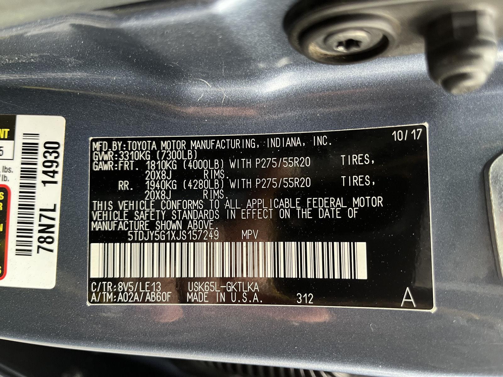 Used 2018 Toyota Sequoia for sale in St. Joseph MO