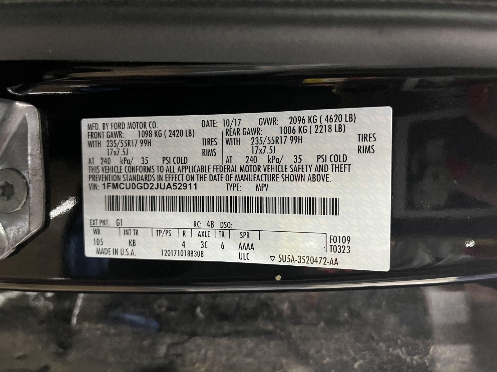 Pre-Owned 2018 Ford Escape for sale in St. Joseph MO