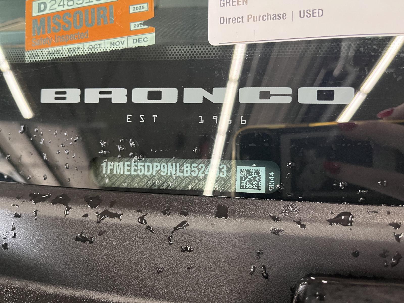 Used 2022 Ford Bronco for sale in St. Joseph MO