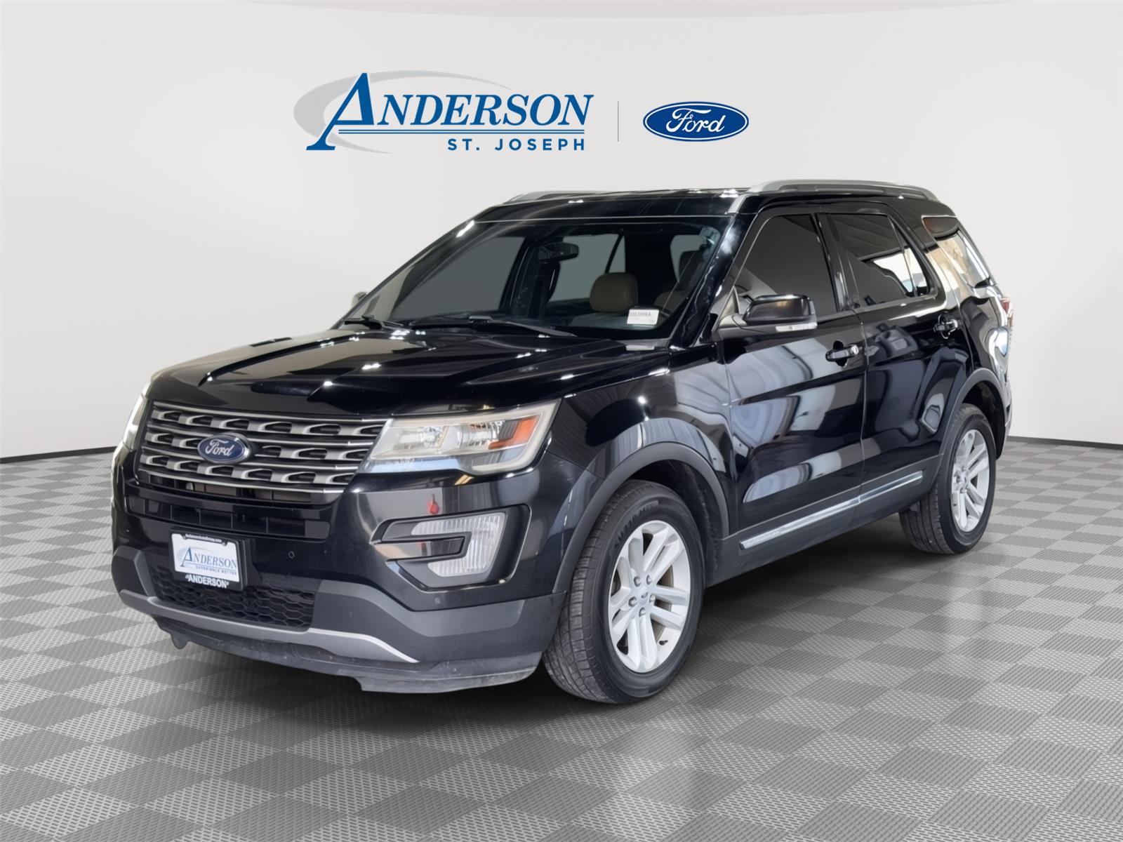 Shadow Black 2017 Ford Explorer XLT SUV / Crossover Front-Wheel Drive 6-Speed Automatic